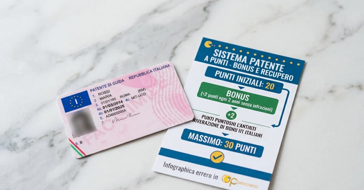 Bonus punti patente 2026: come funziona il recupero automatico